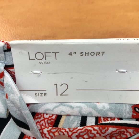 Ann Taylor Loft Tie Waist Sally 4" Shorts Women 12 - Picture 7 of 8